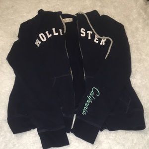 Hollister zip up sweatshirt